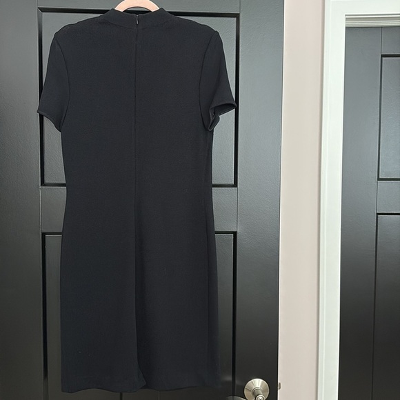 St John’s Black Sheath Dress. Key Hole Sleeves/Decorative Key Hole on top.Size 6 - Picture 2 of 10
